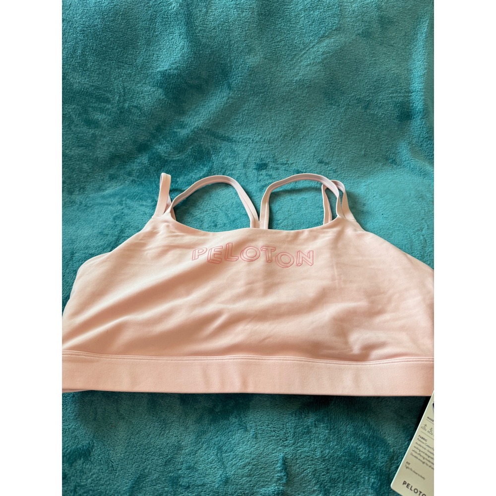 Peloton‎ Cadent Strappy Y Back Bra 401 Pink Sports Bra WR00926-252009-2X Size 2X